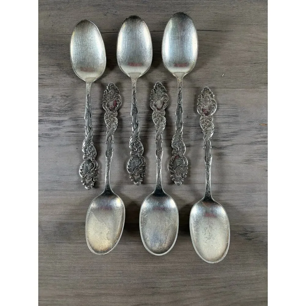 1847 Rodgers Bros Columbia Tablespoon- CA1893- Set‎ of 6- EUC